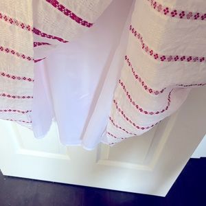 Liz Clairborne summer red and white dress.